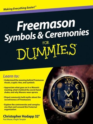 cover image of Freemason Symbols and Ceremonies For Dummies